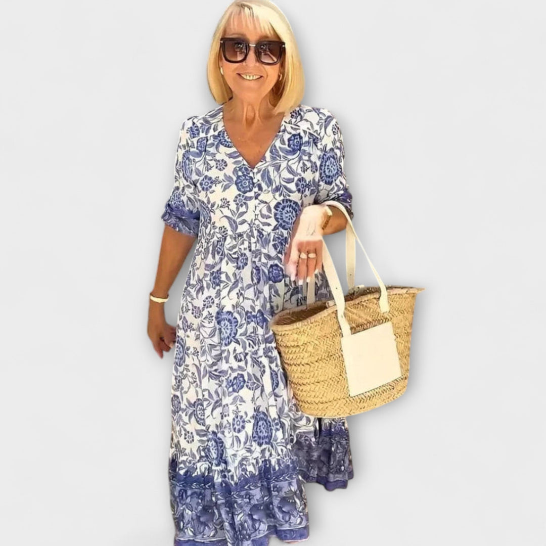 Caitlin - Stylish Floral Dresses with Light Design