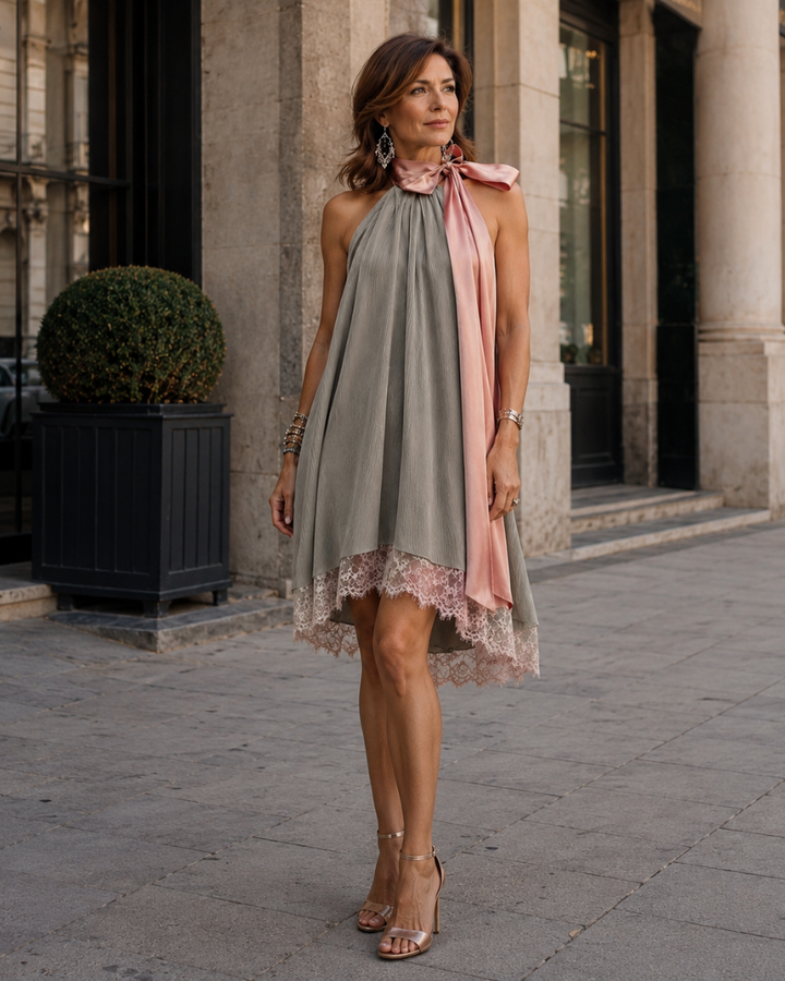 Arsinoë | Dress with Elegant Knot