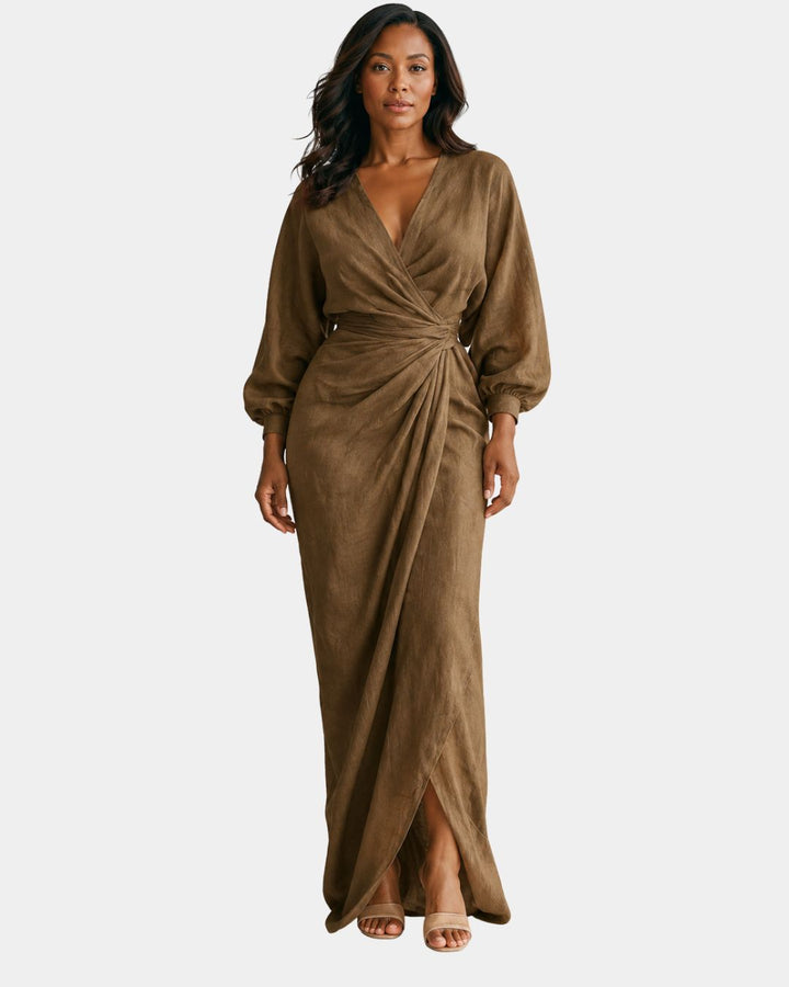 Sidonie | Minimalist Maxi Dress Pink