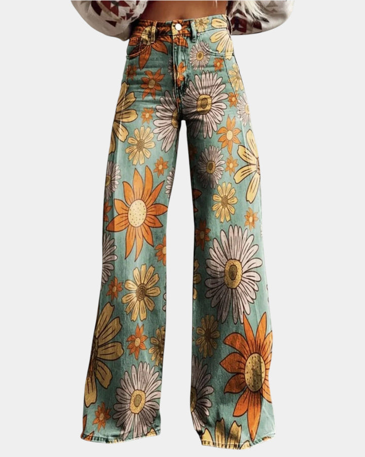 Lya | Floral Palazzo Pants