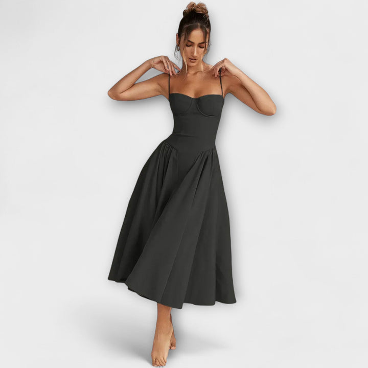 Rosalie - Stylish Strapless Corset Dress
