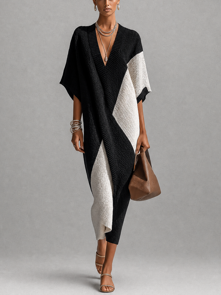 Véra | Dress in Ebony and Ivory
