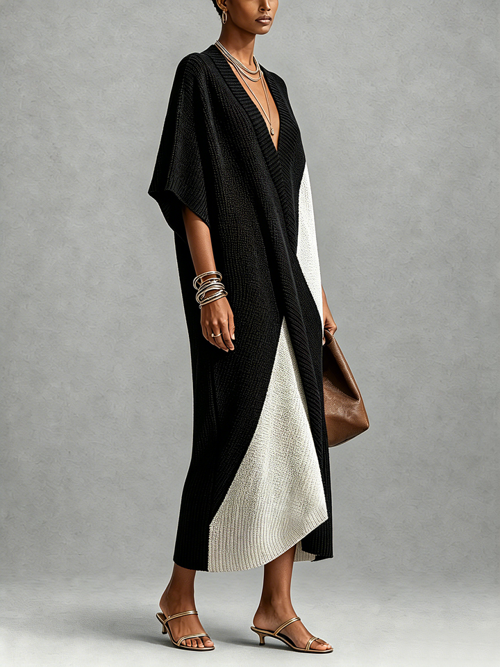 Véra | Dress in Ebony and Ivory
