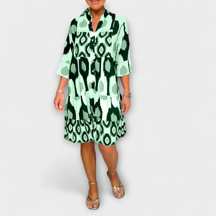 Lavira - Elegant Midi Dress