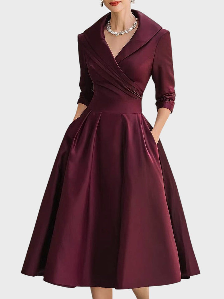 Tereza | Stylish Long-Sleeved Midi Dresses