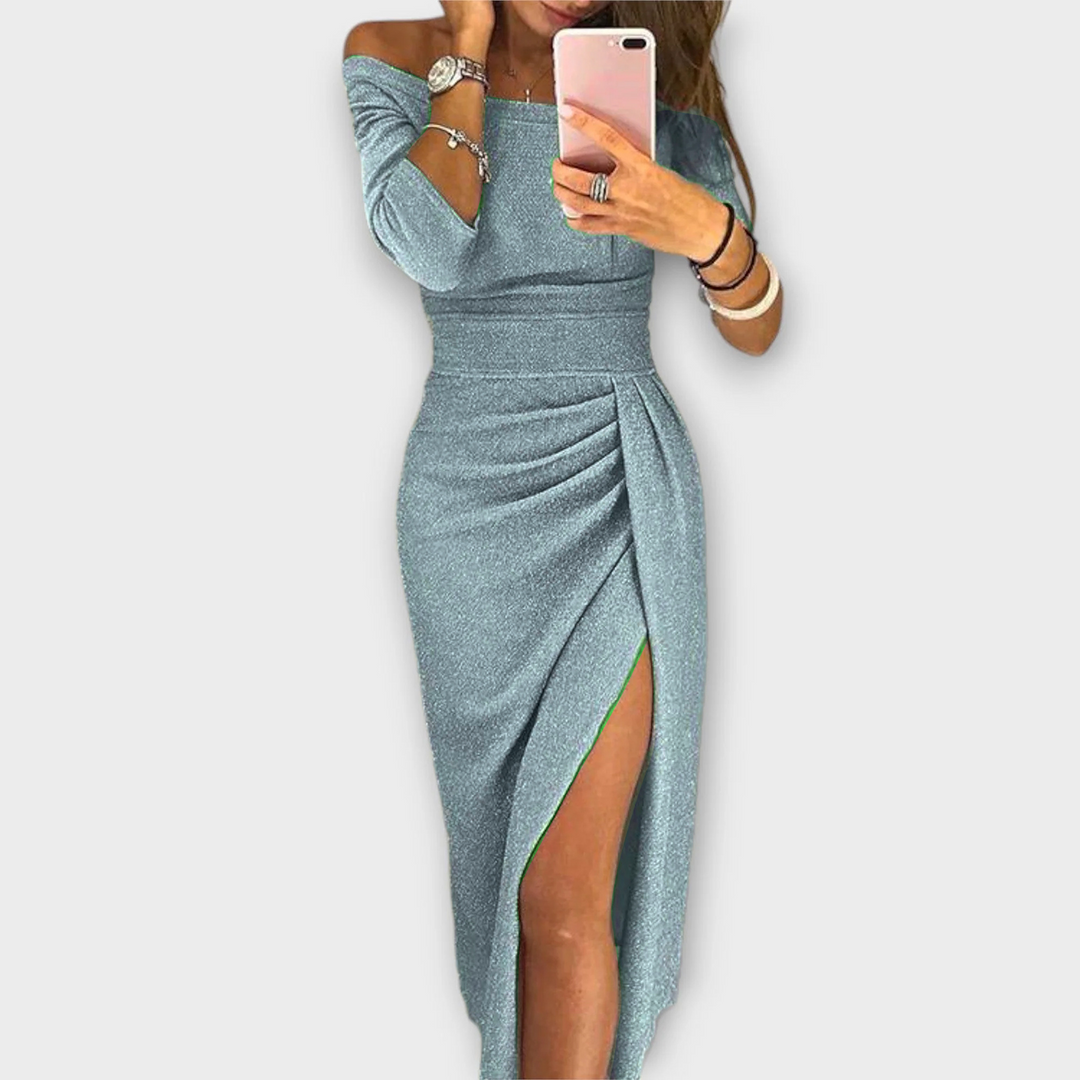 Lena - Stylish Dresses with Off-Shoulder Cuts