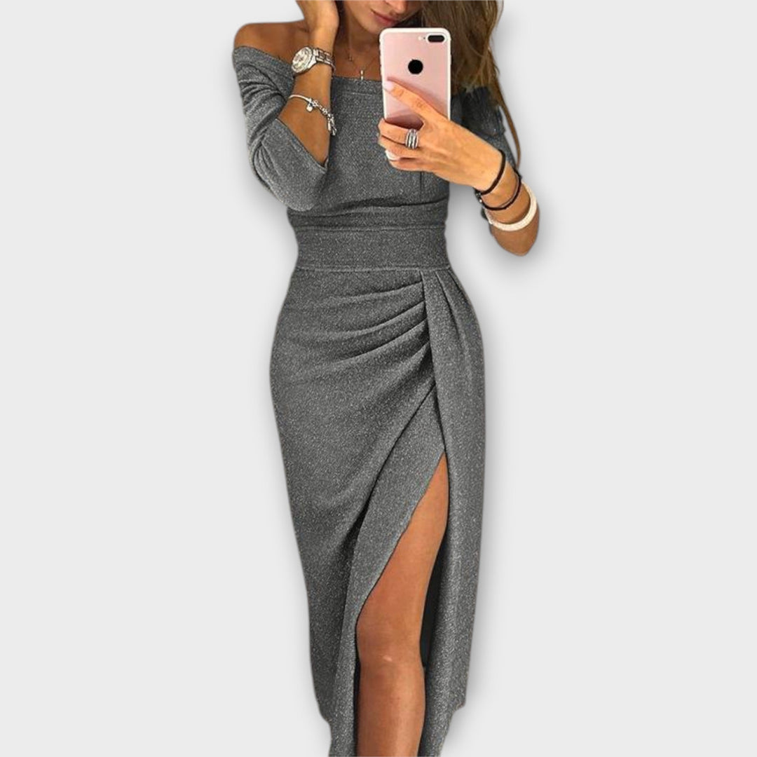 Lena - Stylish Dresses with Off-Shoulder Cuts