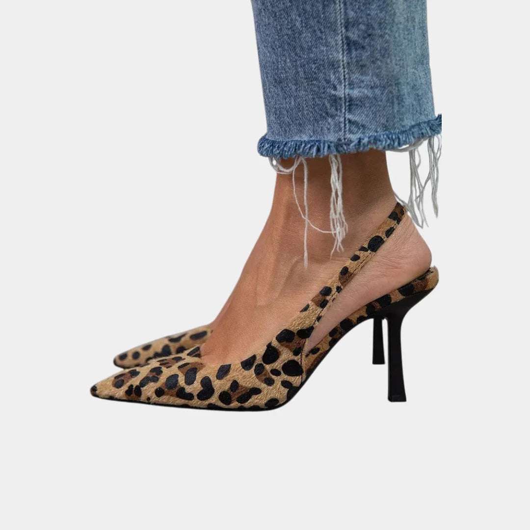 Élodie | Animal Print Décolleté