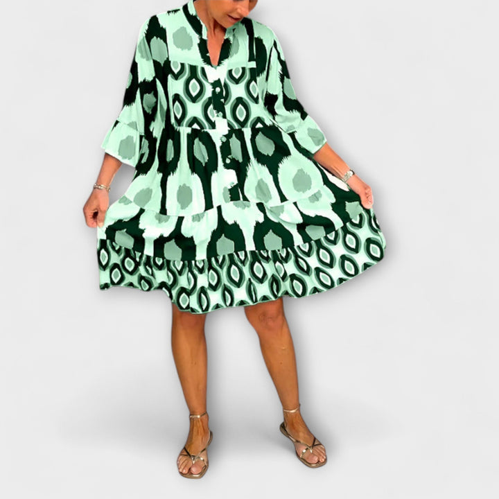 Lavira - Elegant Midi Dress