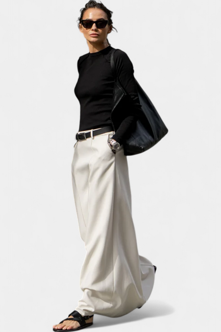 Ada | Modern Urban-Style H-Cut Smooth Skirt