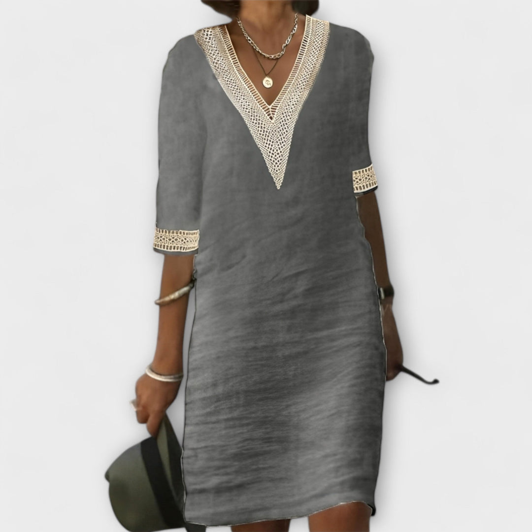 Women's Cotton-Linen Dress