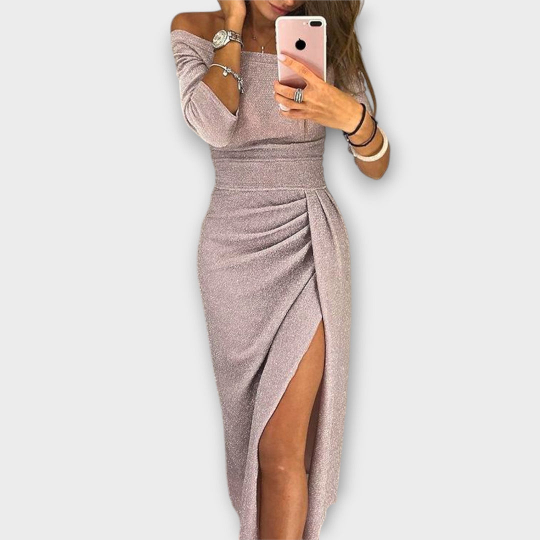 Lena - Stylish Dresses with Off-Shoulder Cuts
