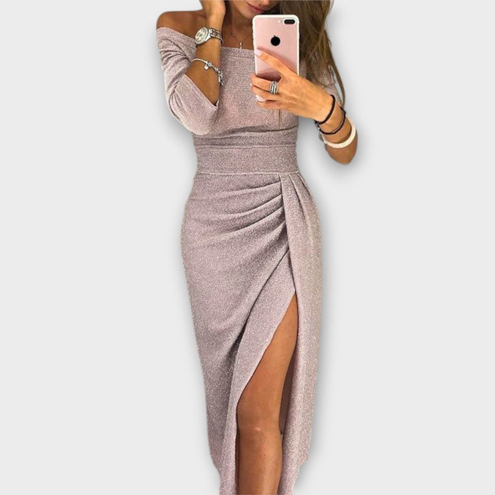 Lena - Stylish Dresses with Off-the-Shoulder Cuts