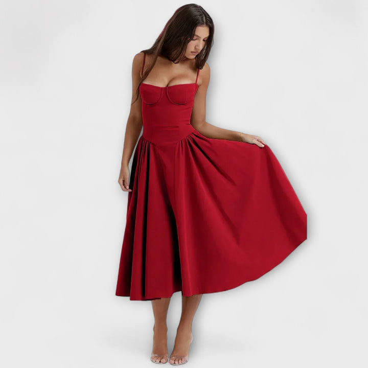 Rosalie - Stylish Strapless Corset Dress