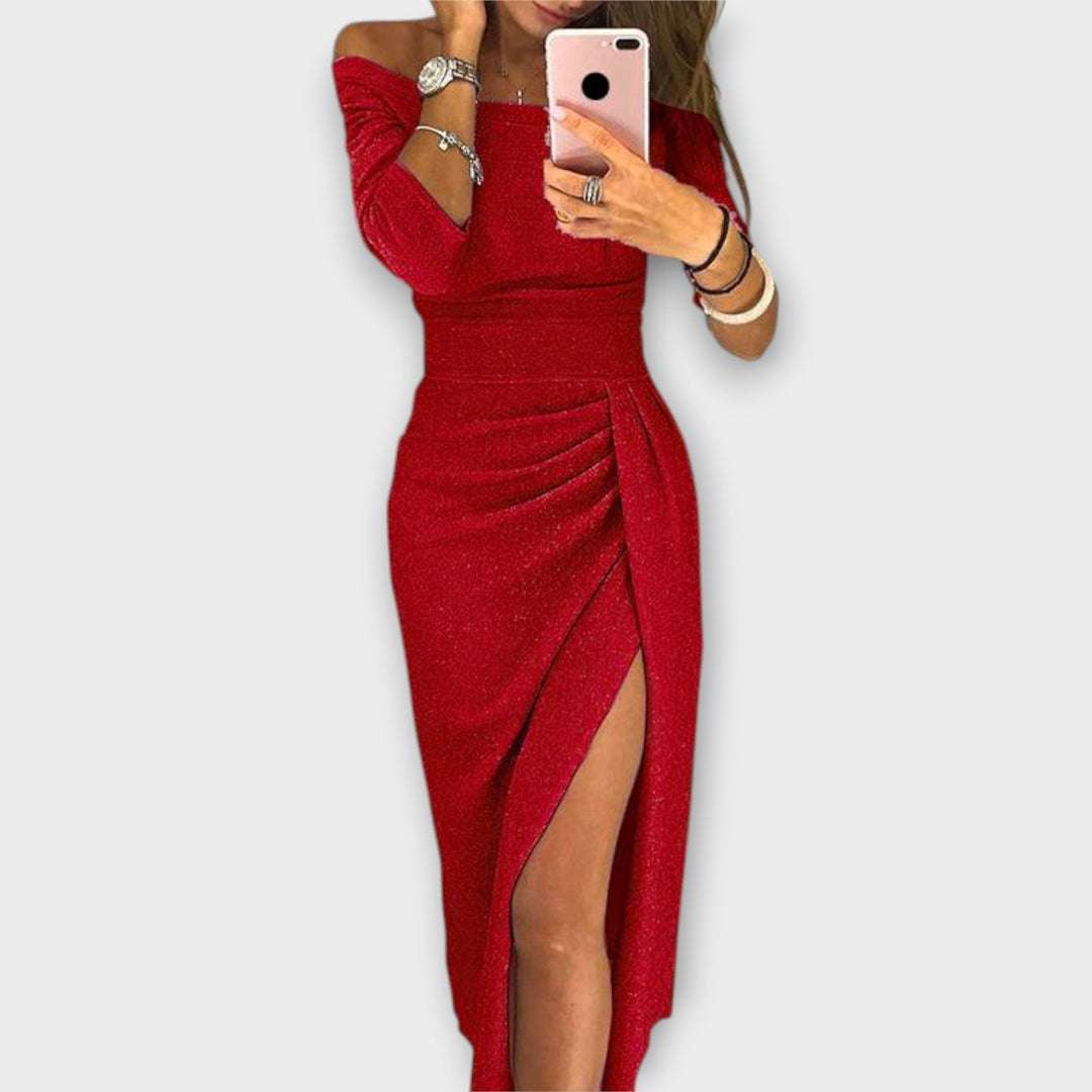 Lena - Stylish Dresses with Off-Shoulder Cuts
