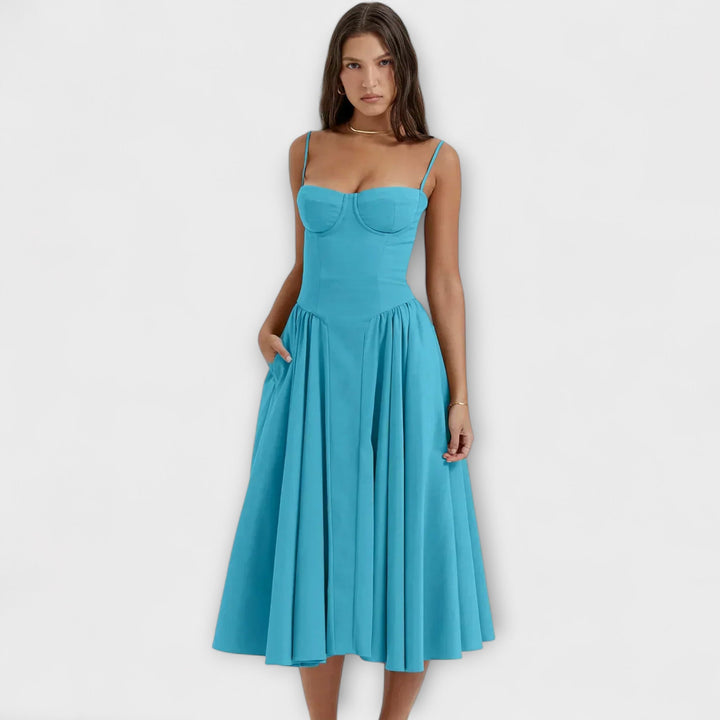 Rosalie - Stylish Strapless Corset Dress