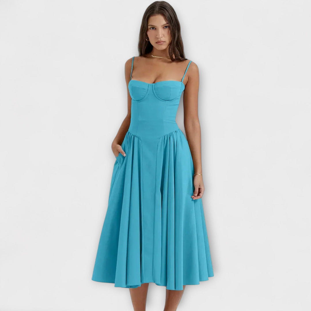 Rosalie - Stylish Strapless Corset Dress