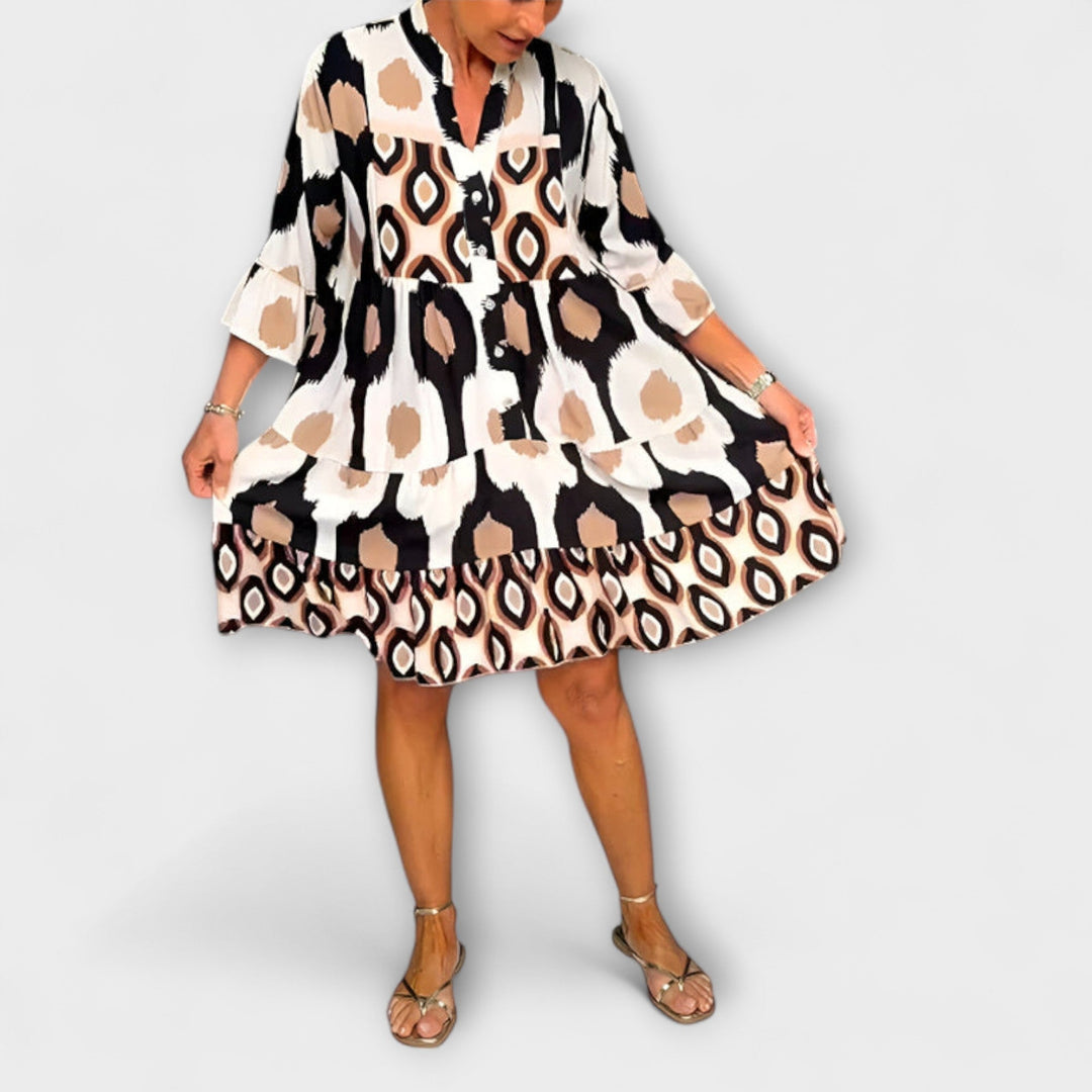 Lavira - Elegant Midi Dress