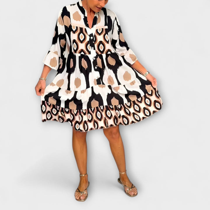 Lavira - Elegant Midi Dress