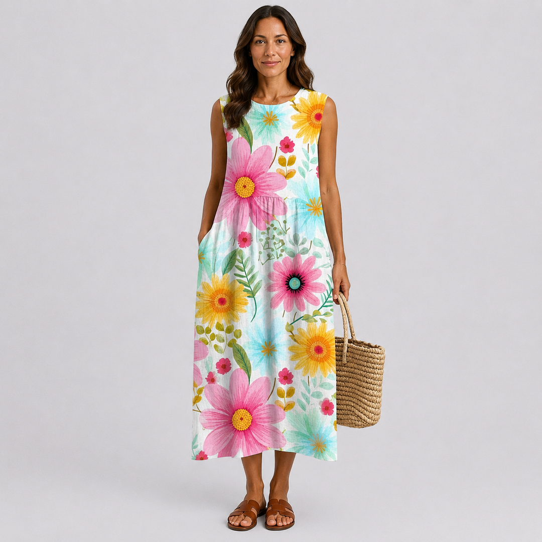 Summer Dress Sleeveless and Comfortable