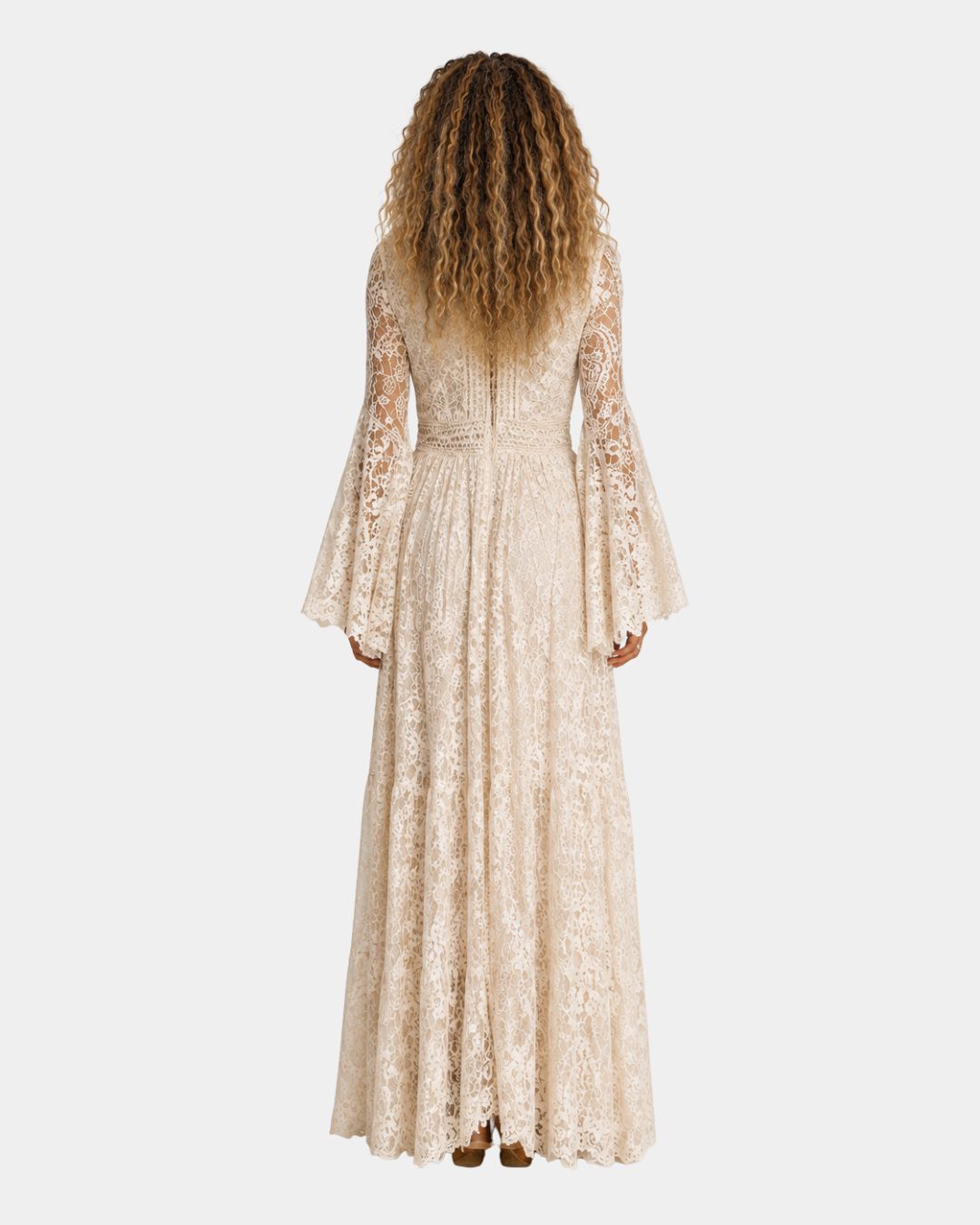 Annoncelle | Vintage Mermaid Cut Long Dress