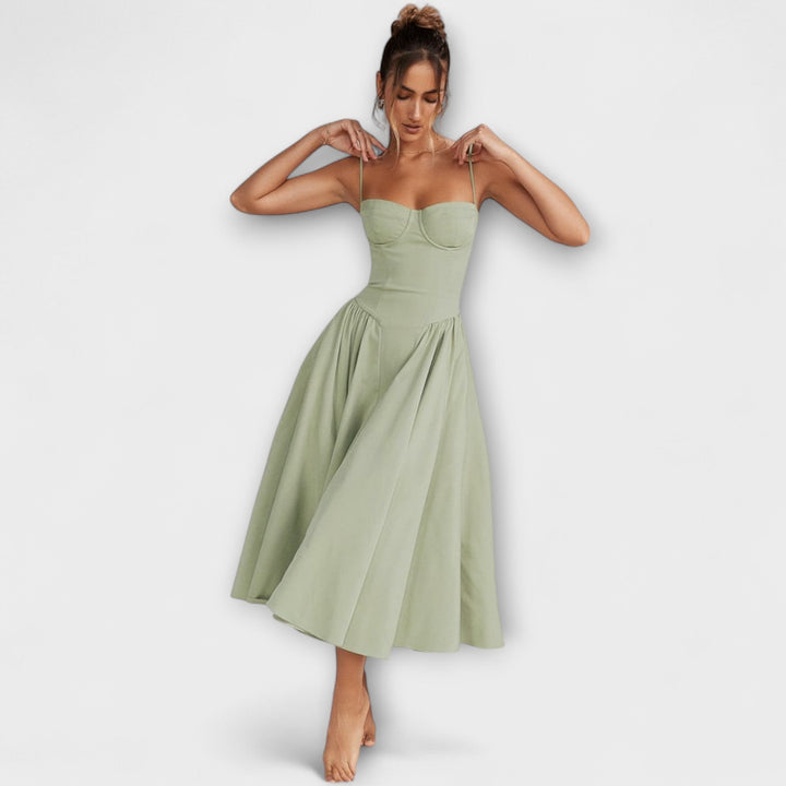 Rosalie - Stylish Strapless Corset Dress