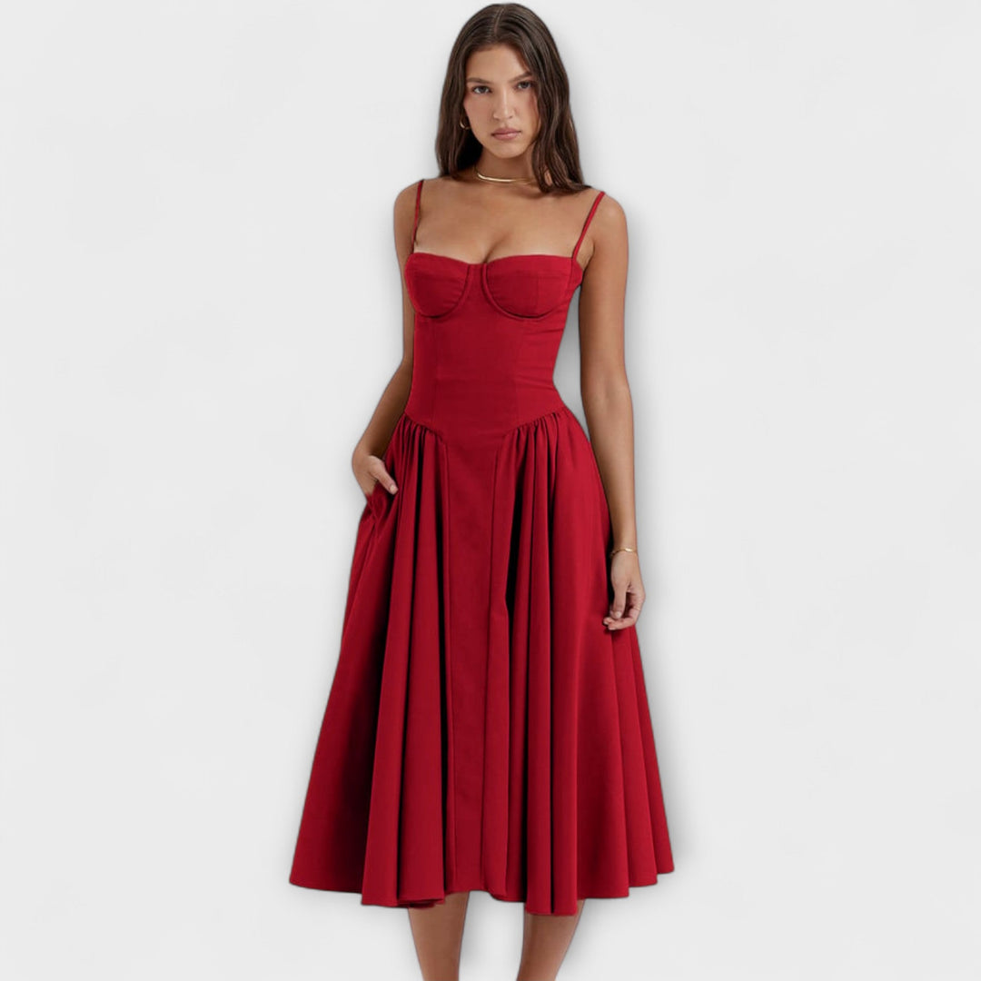 Rosalie - Stylish Strapless Corset Dress