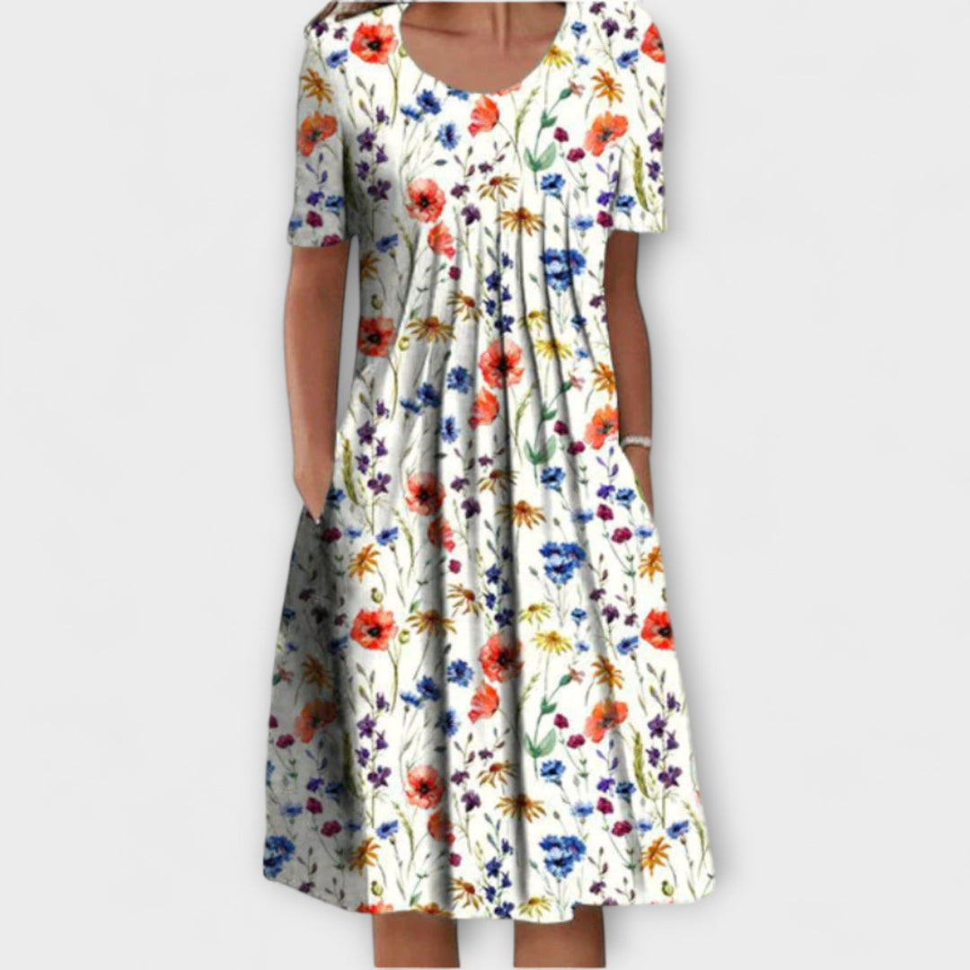 Emelie – Stylish Layered Dresses with Tummy Support