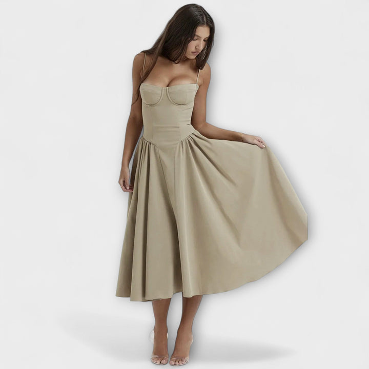 Rosalie - Stylish Strapless Corset Dress