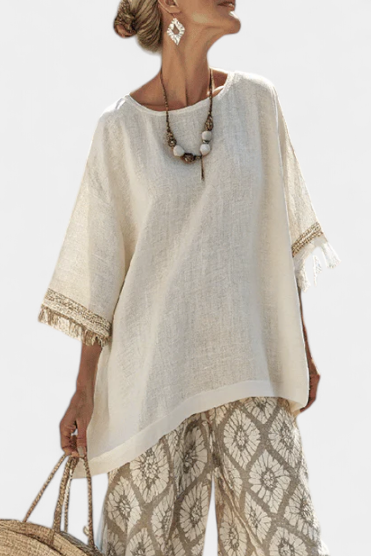 Magdalēna – Stylish Top and Comfortable Everyday Pants