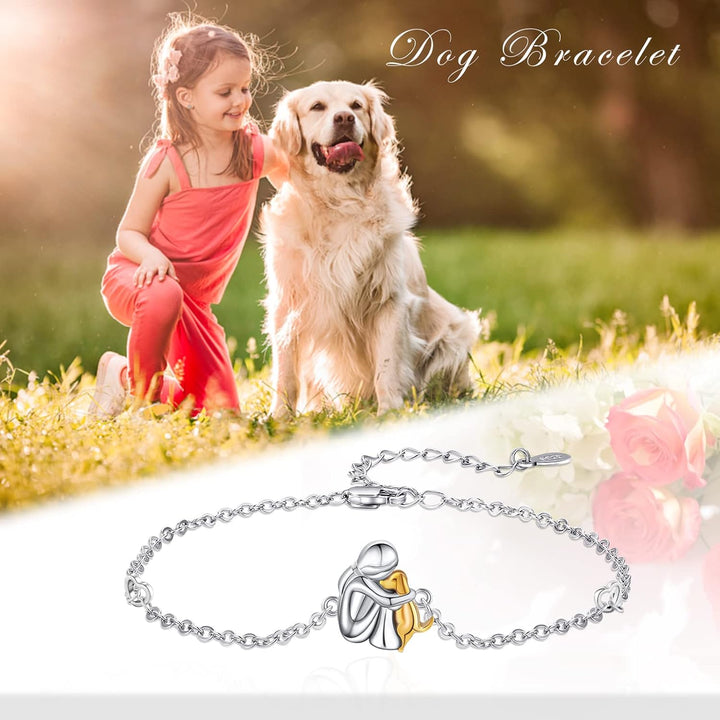 Adjustable Dog-Themed Friendship Bracelet