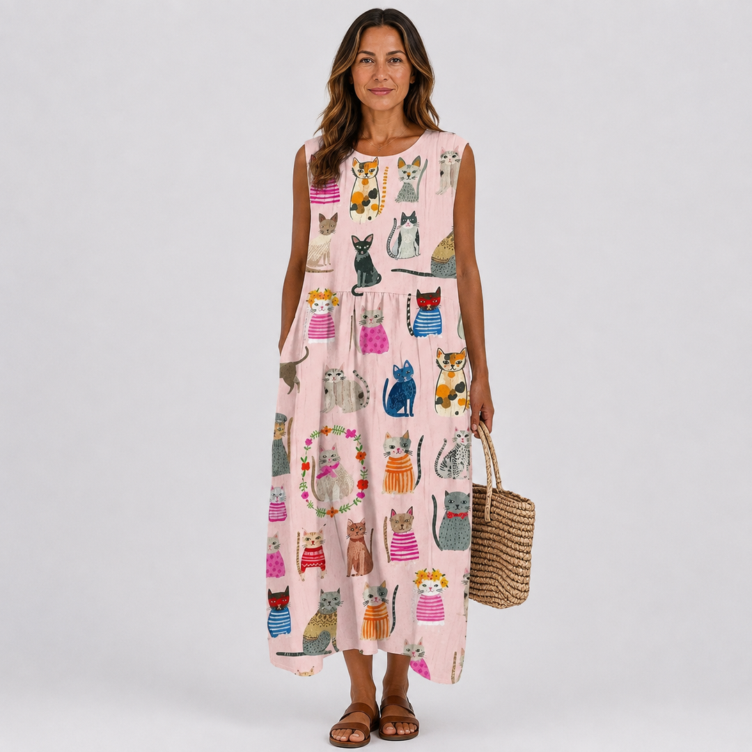 Summer Dress Sleeveless and Comfortable