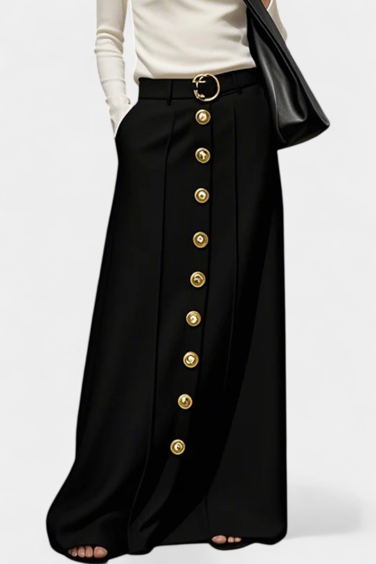 Ada | Casual city style, button-front, loose fit, and practical pockets