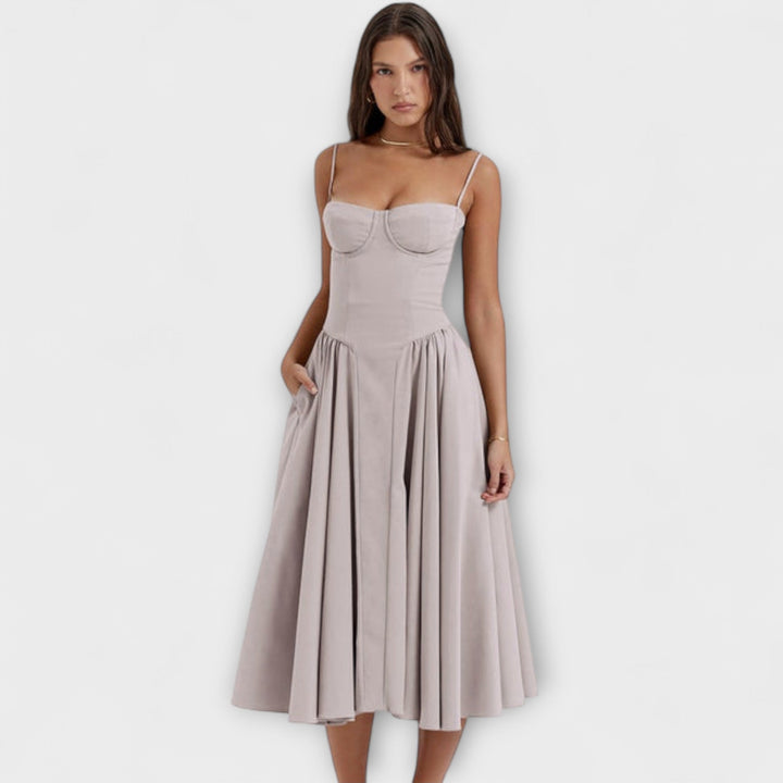 Rosalie - Stylish Strapless Corset Dress