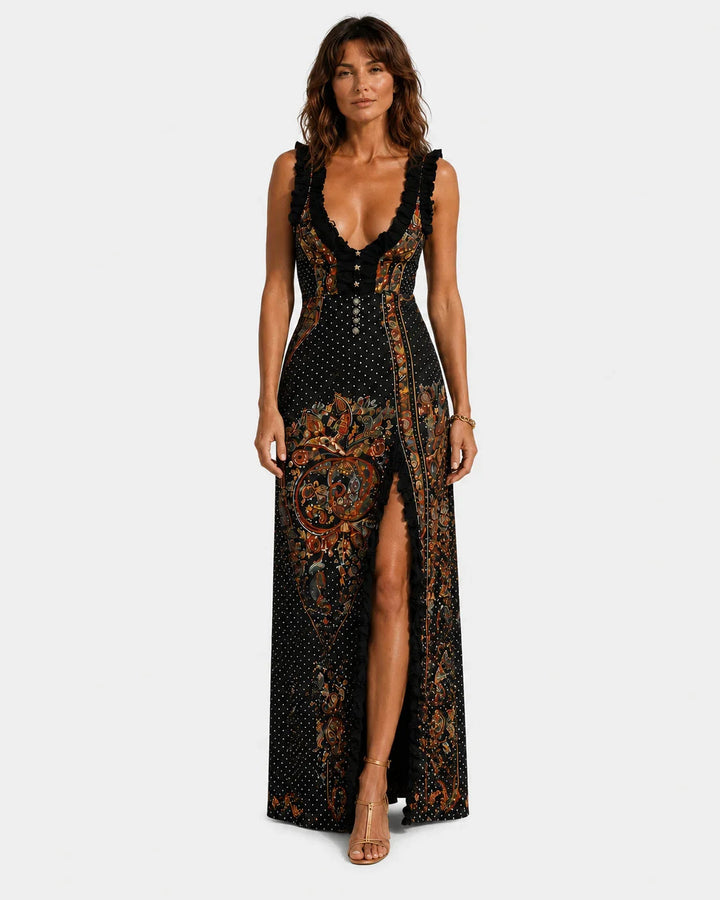 Richilde | Floral Bohemian Style Dress