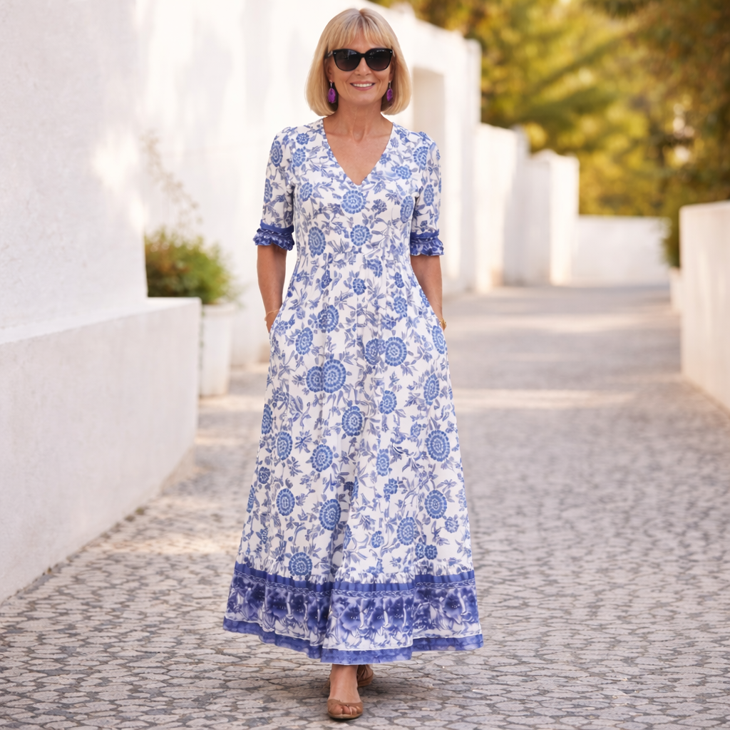 Elly | Elegant Floral Dress with a Relaxed Vibe