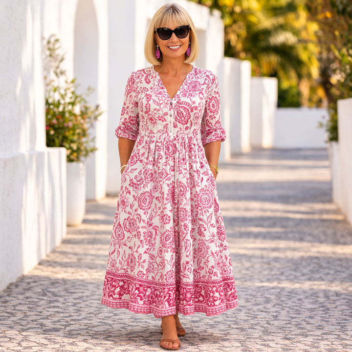 Elly | Elegant Floral Dress with a Relaxed Vibe