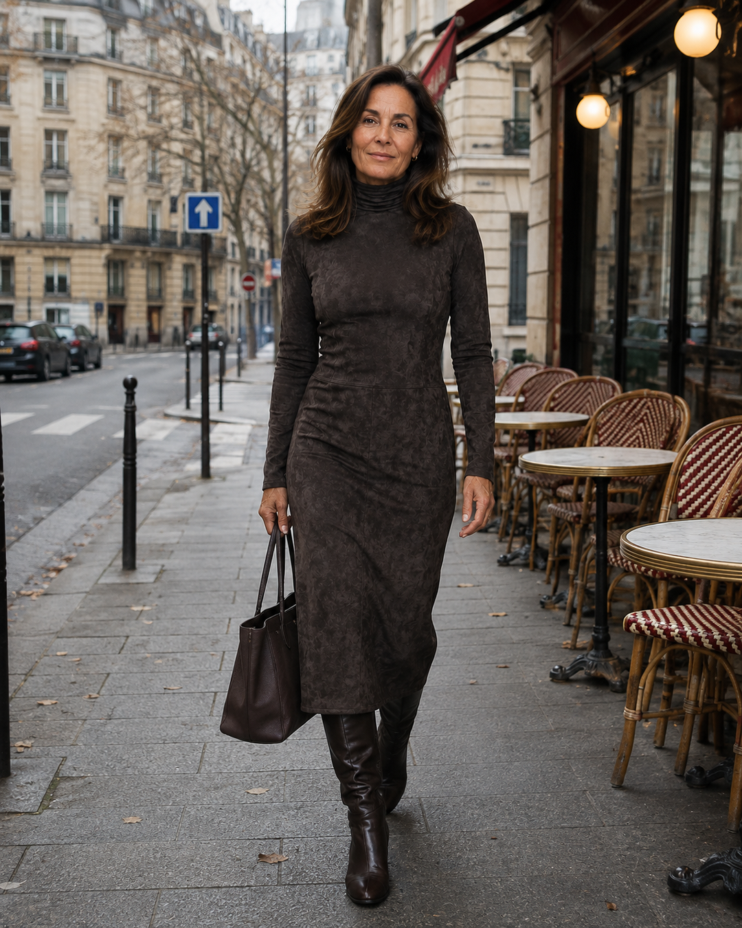 Sara | Midi Velvet Dress