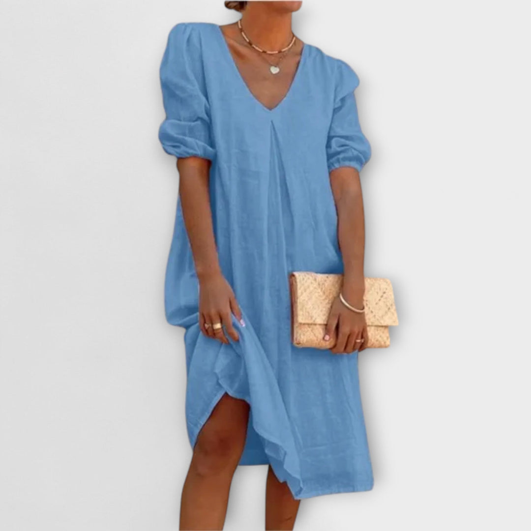 Fanny - Stylish Summer Dresses with Knit Details