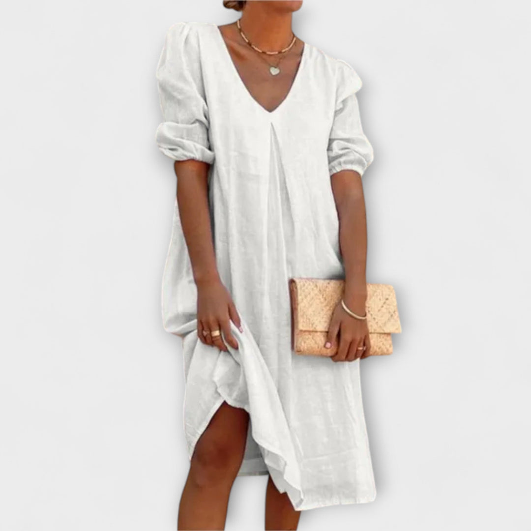 Fanny - Stylish Summer Dresses with Knit Details