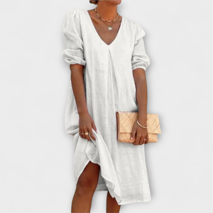 Fanny - Stylish Summer Dresses with Knit Details