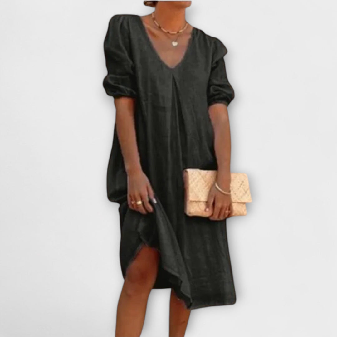 Fanny - Stylish Summer Dresses with Knit Details