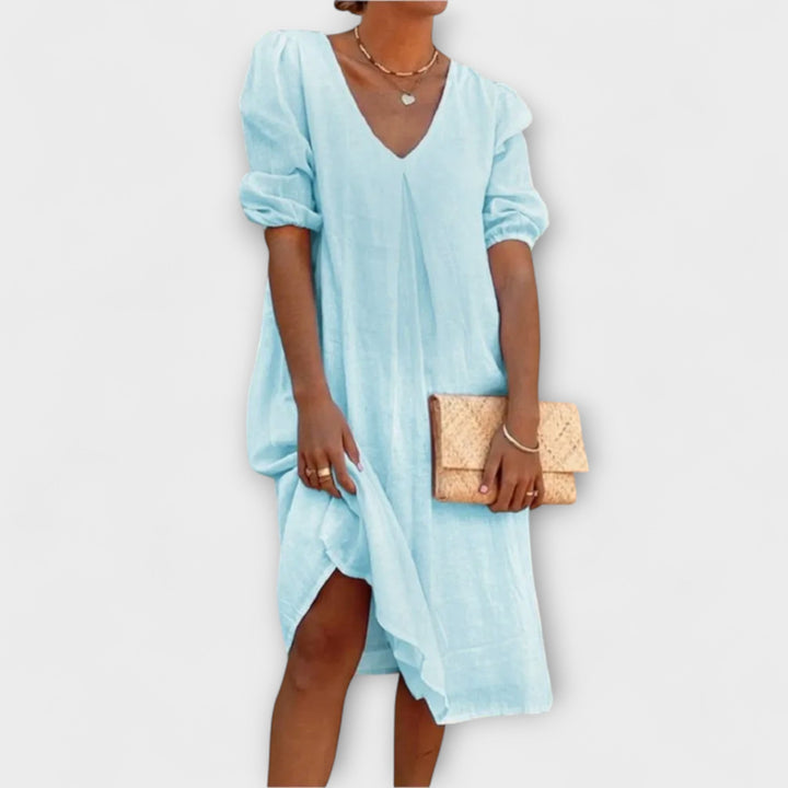 Fanny - Stylish Summer Dresses with Knit Details