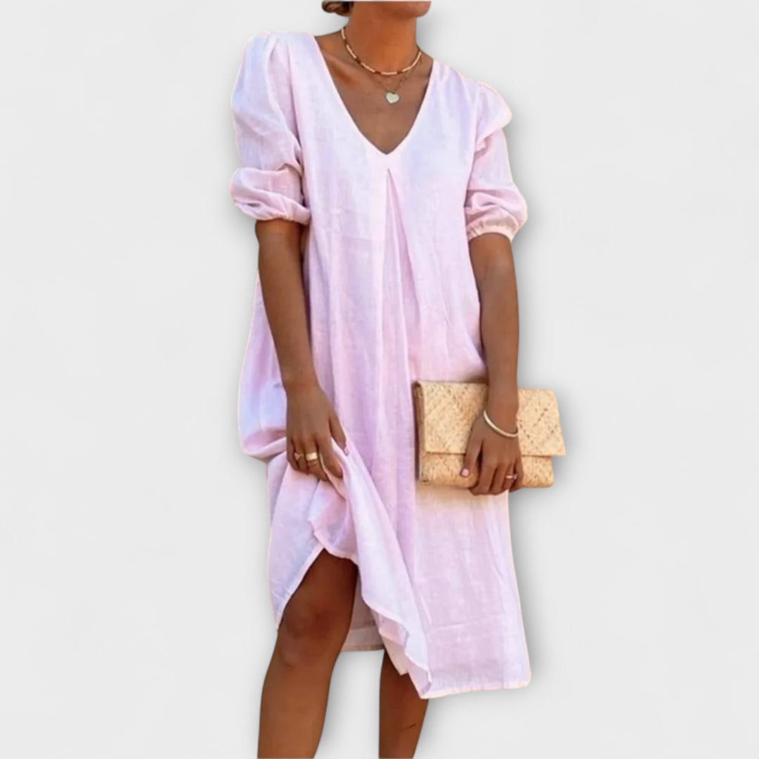 Fanny - Stylish Summer Dresses with Knit Details