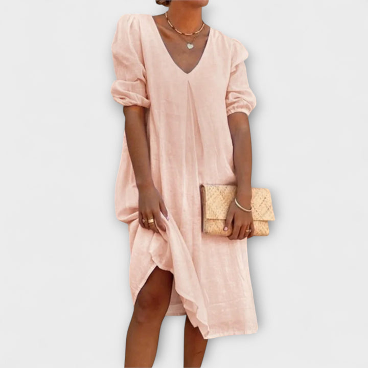 Fanny - Stylish Summer Dresses with Knit Details