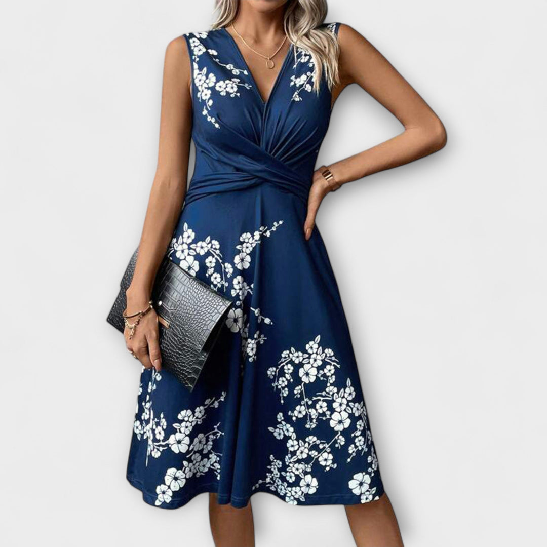 Lina - Summer Dress with Deep Décolletage