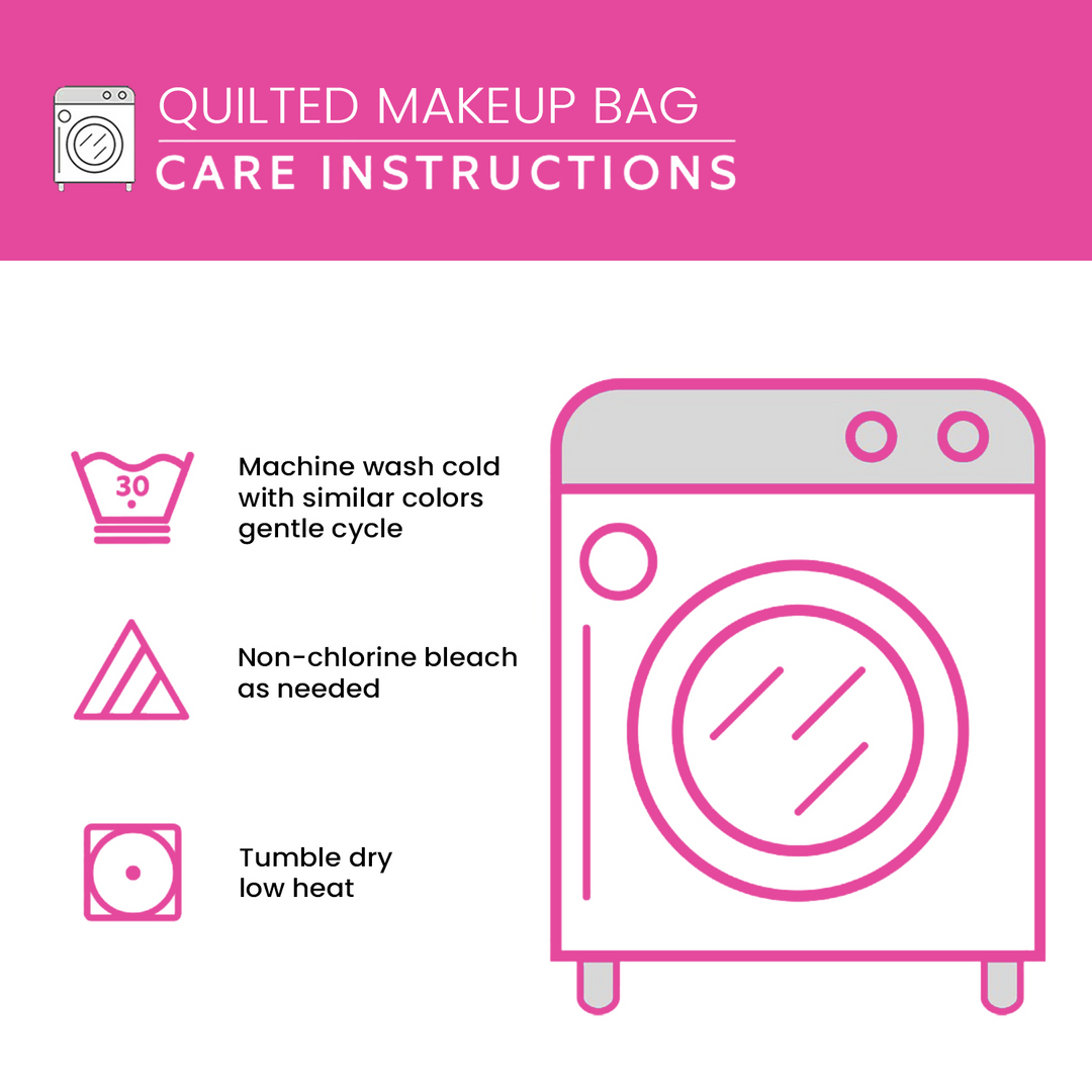 Ethereal Flight Quilted Makeup Bag