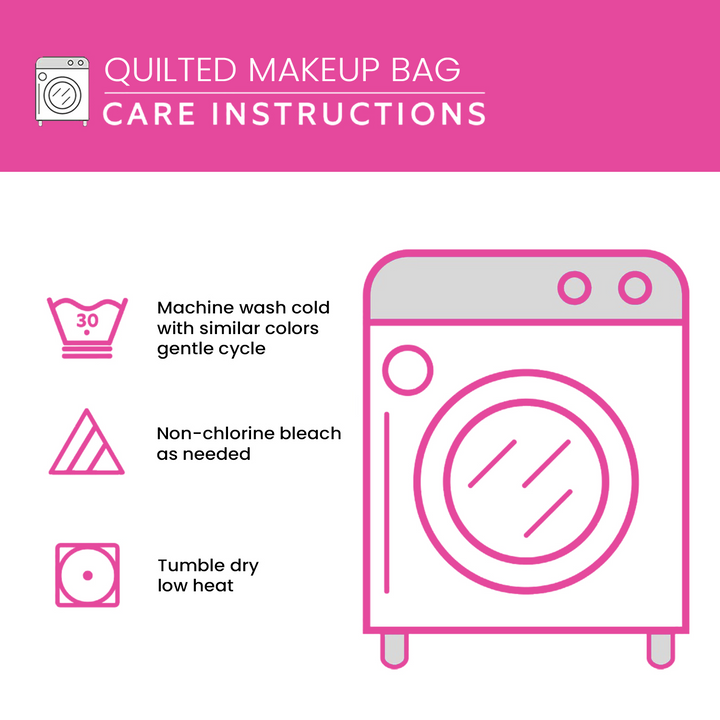 Hummingbird Quilted Makeup Bag
