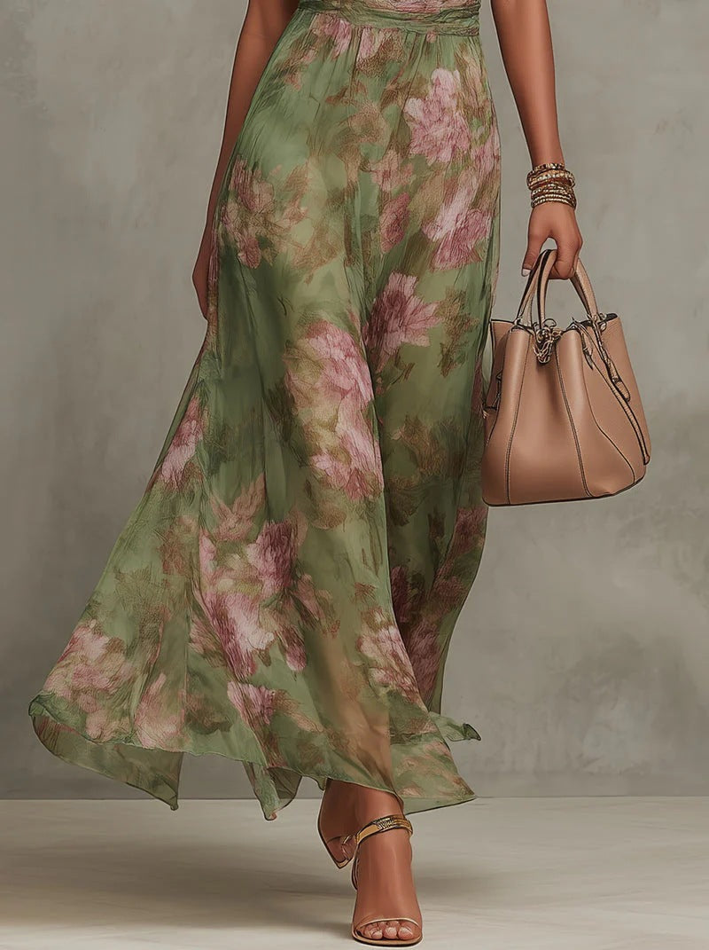 Anni - Pleated Maxi Dress