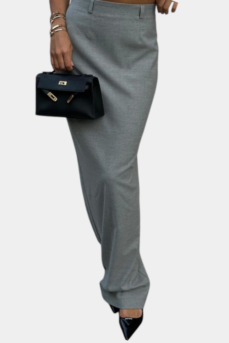 Sherrie | High-Waisted Back Seam Skirt